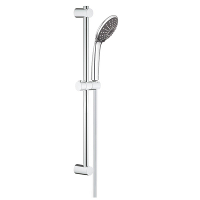 GROHE Vitalio Joy 110 Glijstangset - 60cm - ronde handdouche - 2 straalsoorten - gladde doucheslang - chroom/zwart
