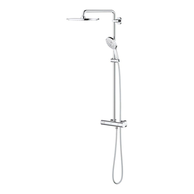 GROHE Rainshower SmartActive Regendoucheset Opbouw - douchekraan - hoofddouche 31cm - handdouche rond - chroom