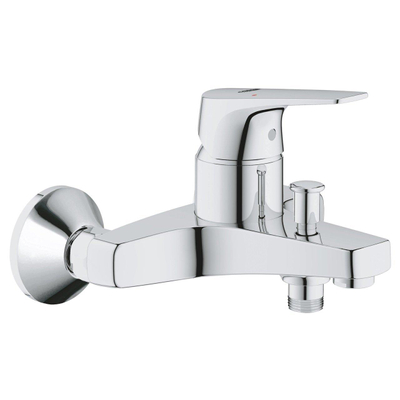 GROHE Start Flow badkraan met omstel en koppelingen chroom