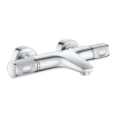 GROHE Precision Feel thermostatische opbouw badmengkraan met vaste uitloop Chroom