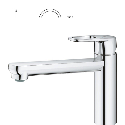 GROHE start flow Keukenkraan - laag - chroom