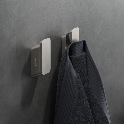 Geesa Shift Handdoekhaak medium RVS geborsteld