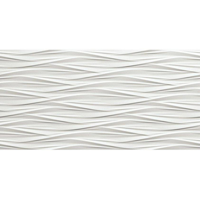 Atlas Concorde 3D Wall Design Vloer- en wandtegel - 80x40cm - 10mm - gerectificeerd - Wind White (Wit)