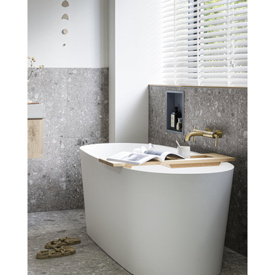 Royal Plaza Dora badthermostaat met hendels bronze met handdouche set SHOWROOMMODEL