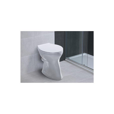 Jika Dino staand closet PK vlakspoel wit