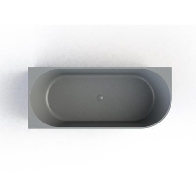 Royal Plaza Violeta Bad - hoekbad - 180x80cm - hoek links - beton grijs