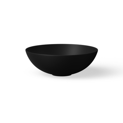 Looox sink collection opzet waskom rond diameter 40cm matt black