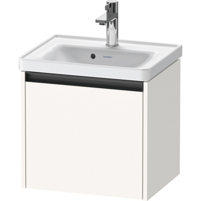 Duravit Ketho 2 wastafelonderbouwkast met 1 lade 48.4x37.5x44cm met greep antraciet wit supermat