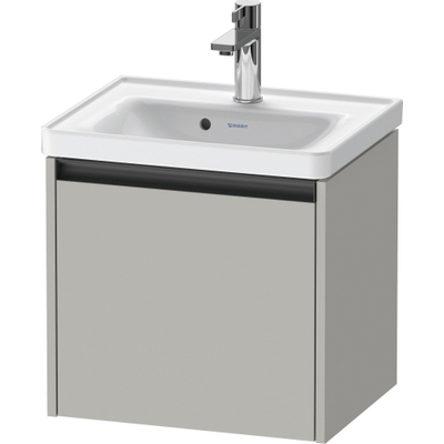 Duravit Ketho 2 wastafelonderbouwkast met 1 lade 48.4x37.5x44cm met greep antraciet betongrijs mat