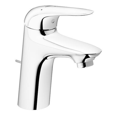 GROHE Eurostyle New waterbesparendes wastafelkraan M size ES met waste met gesloten greep chroom