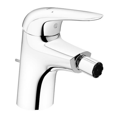 GROHE Eurostyle New 1 gats bidetkraan S size met waste met gesloten greep chroom