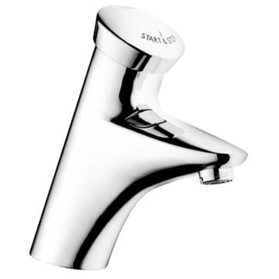 GROHE Eurodisc SE zelfsluitende wastafelkraan 1/2 zonder menging blauwe markering