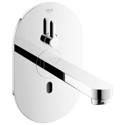 GROHE Eurosmart Cosmopolitan E afbouwdeel v wandkraan met uitloop 17cm met menging met tranformator 230V chroom