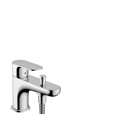 Hansgrohe Rebris s 1-gr bad- en douchemengkraan Monotrou chroom