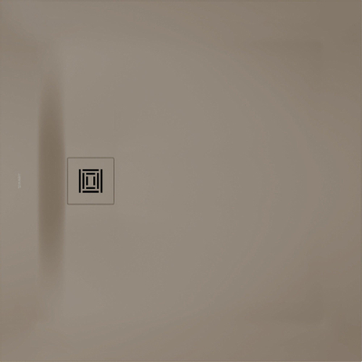 Duravit Sustano Douchebak - 100x100x3cm - Vierkant - DuraSolid Greige mat