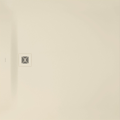 Duravit Sustano Douchebak - 120x120x3cm - Vierkant - DuraSolid Crème mat