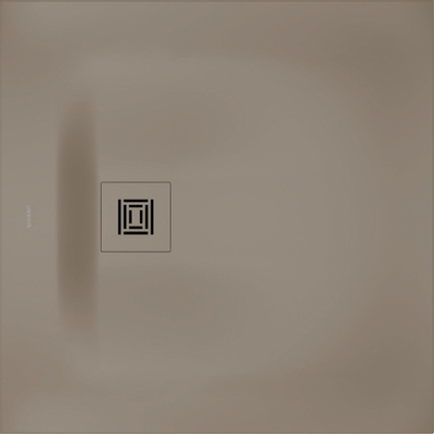 Duravit Sustano Douchebak - 80x80x3cm - Vierkant - DuraSolid Greige mat
