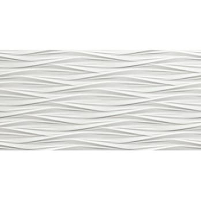 Atlas Concorde 3D Wall Design Vloer- en wandtegel - 80x40cm - 10mm - gerectificeerd - Wind White (Wit)