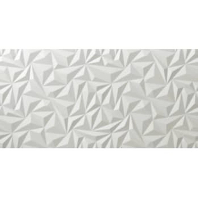 Atlas Concorde 3D Wall Design Vloer- en wandtegel - 80x40cm - 10mm - gerectificeerd - Angle White (Wit)