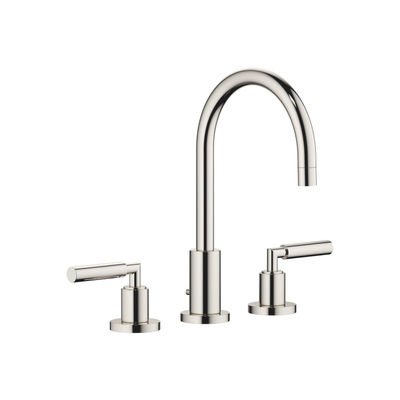 Dornbracht Tara Classic wastafelkraan met waste sprong 165mm platina