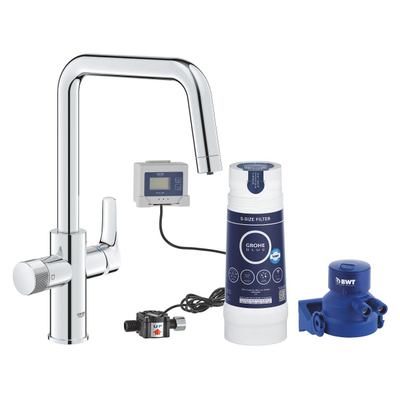 GROHE Blue pure eurosmart U-uitloop S-Size filter starterkit chroom