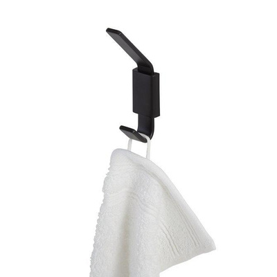 Geesa Frame Handdoekhaak dubbel Zwart