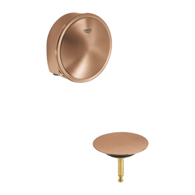 GROHE Talentofill Afdekset - voor badwaste - brushed warm sunset