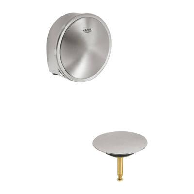 GROHE Talentofill Afdekset - voor badwaste - supersteel