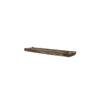 Looox Wood collection bath shelf raw ca 78x16x4cm massief eiken