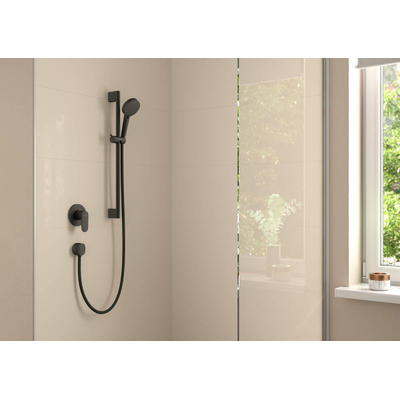 Hansgrohe Fixfit slangaansluiting DN15 mat zwart