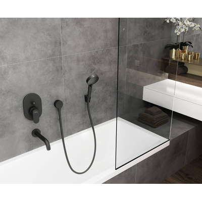 Hansgrohe Fixfit slangaansluiting DN15 mat zwart