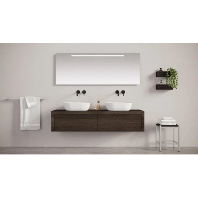 Looox M line Mirror spiegel - 120x60cm - met verlichting en verwarming