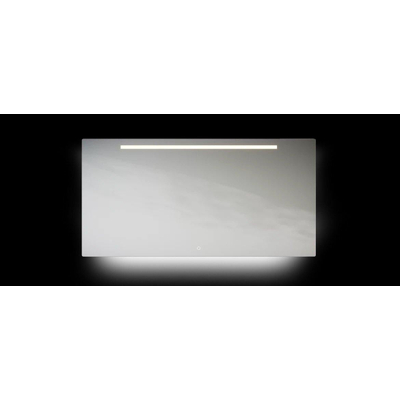 Looox Ml line spiegel - 120x70 led verlichting onder plus geintegreerd