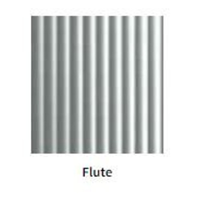 Novellini H art Inloopdouche - 120x200cm - Ribbelglas flute - Brushed gold (goud)