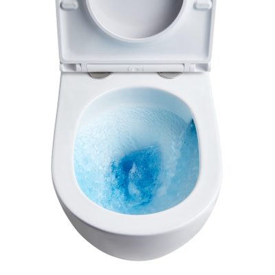 QeramiQ Cyclone Wandclosetpack - 37x52cm - diepspoel - cycloneflush - spoelrandloos - softclose zitting - mat zwart