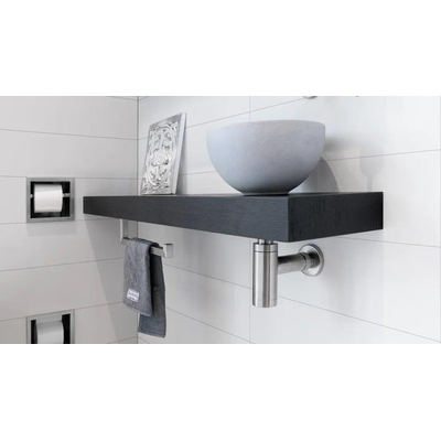 Looox Ceramic raw Sink Small Waskom / fontein 23cm licht grijs