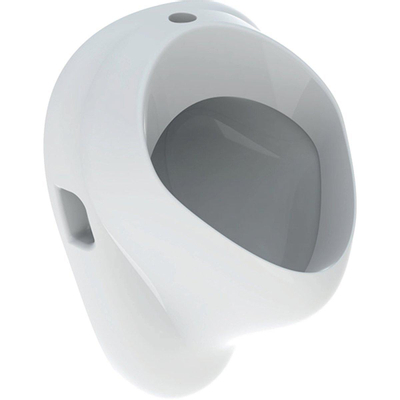 Geberit Bastia Urinoir - boven inlaat - afvoer achter - wit