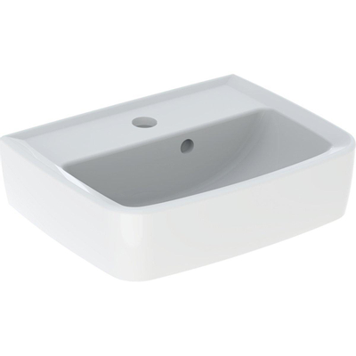 Geberit Bastia Fontein Square - 40x31cm - kraangat - overloop - wit