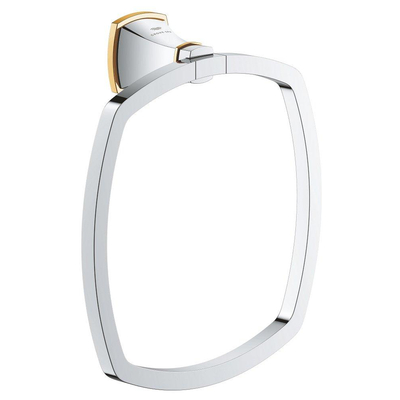GROHE Grandera Handdoekring - 20.5cm - chroom/goud