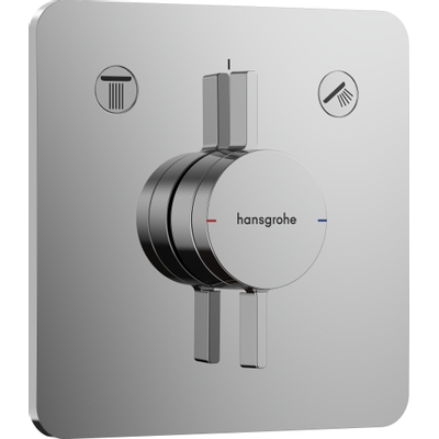 Hansgrohe Duoturn Q inbouwkraan voor 2 functies chroom