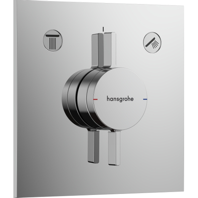 Hansgrohe Duoturn E inbouwkraan voor 2 functies chroom