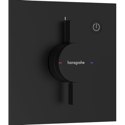 Hansgrohe Duoturn E inbouwkraan voor 1 functie mat zwart