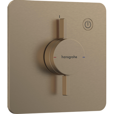 Hansgrohe Duoturn Q inbouwkraan voor 1 functie brushed bronze