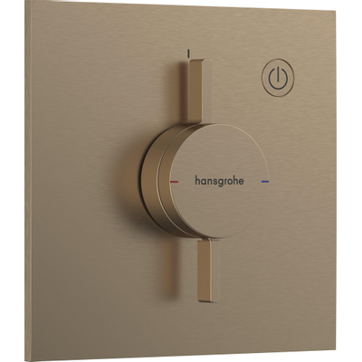 Hansgrohe Duoturn E inbouwkraan voor 1 functie brushed bronze