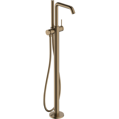 Hansgrohe Tecturis badkraan vrijstaand brushed bronze