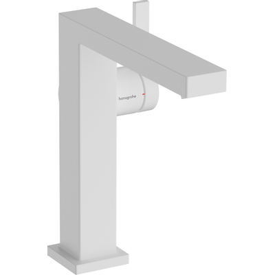 Hansgrohe Tecturis E Wastafelmengkraan - klikwaste - 15.7cm uitloop - mat wit