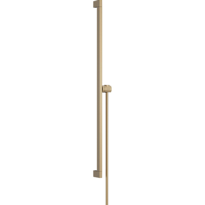 Hansgrohe Unica glijstang 90cm doucheslang 160cm brushed bronze