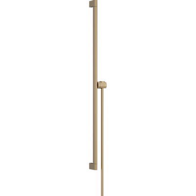 Hansgrohe Unica glijstang 90cm doucheslang 160cm brushed bronze
