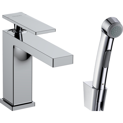 Hansgrohe Tecturis Wastafelkraan - bidet handdouche - doucheslang 160cm - 14.4cm uitloop - chroom