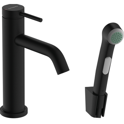 Hansgrohe Tecturis Wastafelmengkraan - 11.6cm uitloop - zwart mat